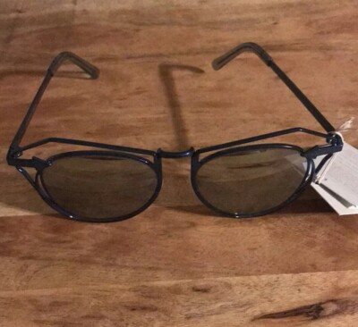 Karen Walker Marguerite Aviator Sunglasses - Navy Blue Women main image 4