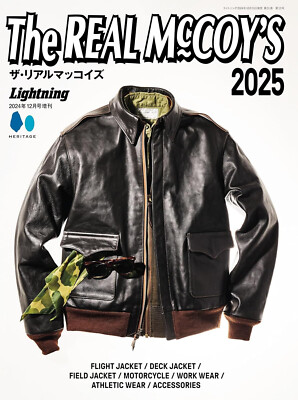 THE REAL MCCOYS 2025 LIGHTNING fashion vintage Leather Jacket