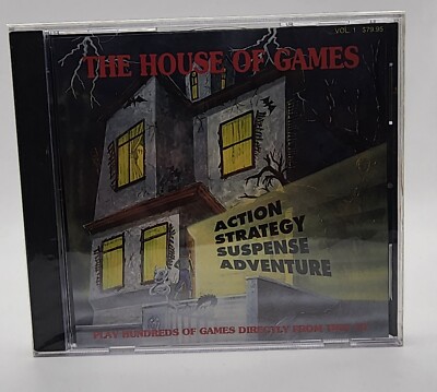 The House of Games Vol 1 PC Game CD ROM Video Game Vintage Sealed