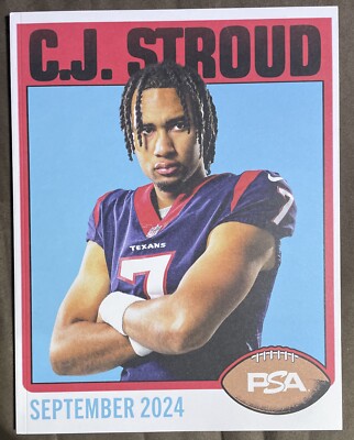 Brand New Issue PSA MAGAZINE SEPTEMBER 2024 CJ C.J. STROUD