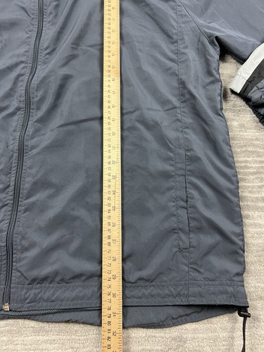 Champion Jacket Mens 2XL XXL Gray Full Zip Mesh Lined Long Sleeve Polyester - Picture 7 of 14