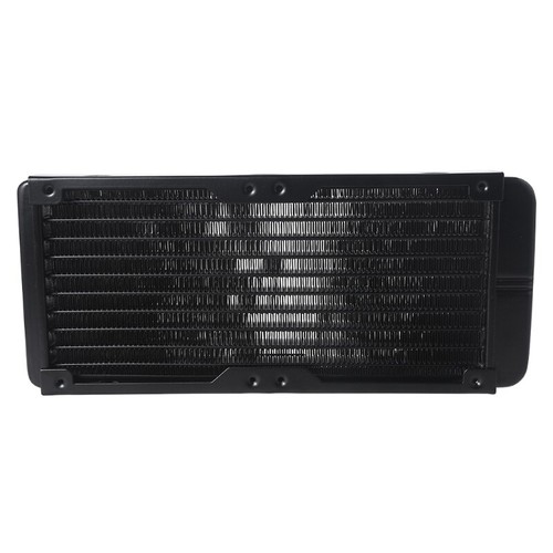 DIY Liquid Cooling System High-Density Fins 10 Row Aluminum Tubes Radiator 240mm - Afbeelding 6 van 8