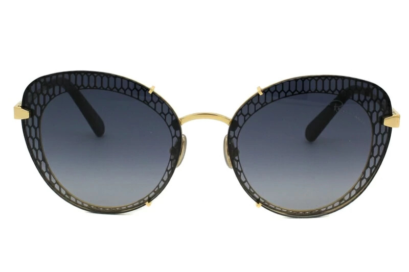 Оправа солнцезащитных очков Roberto Cavalli RC 1141 30B Gold Metal Cat Eye 63-17-140