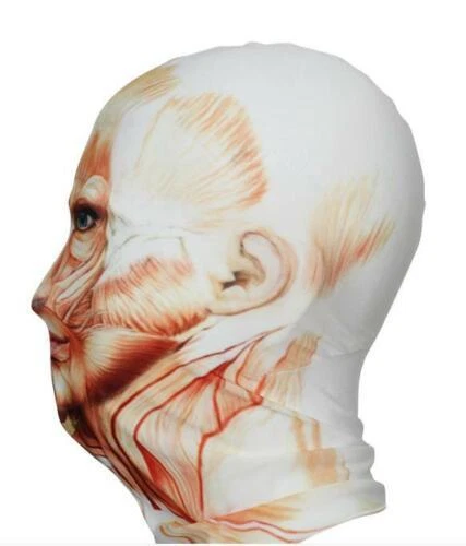 Halloween muscle headgear horror mask mask - Image 4 of 4