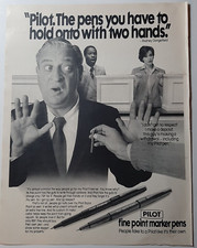 1981 Pilot Vintage Print Ad Pens Fine Point Marker Rodney Dangerfield No Respect