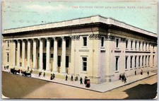 1909 The Illinois Trust And Savings Bank Chicago Illinois IL Posted Postcard 1909 The Illinois Trust And Savings Bank Chicago Illinois IL Posted Postcard
