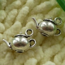 75 Pcs Tibetan Silver Teapot Charms Pendant 18X13MM S2432 DIY Jewelry Making