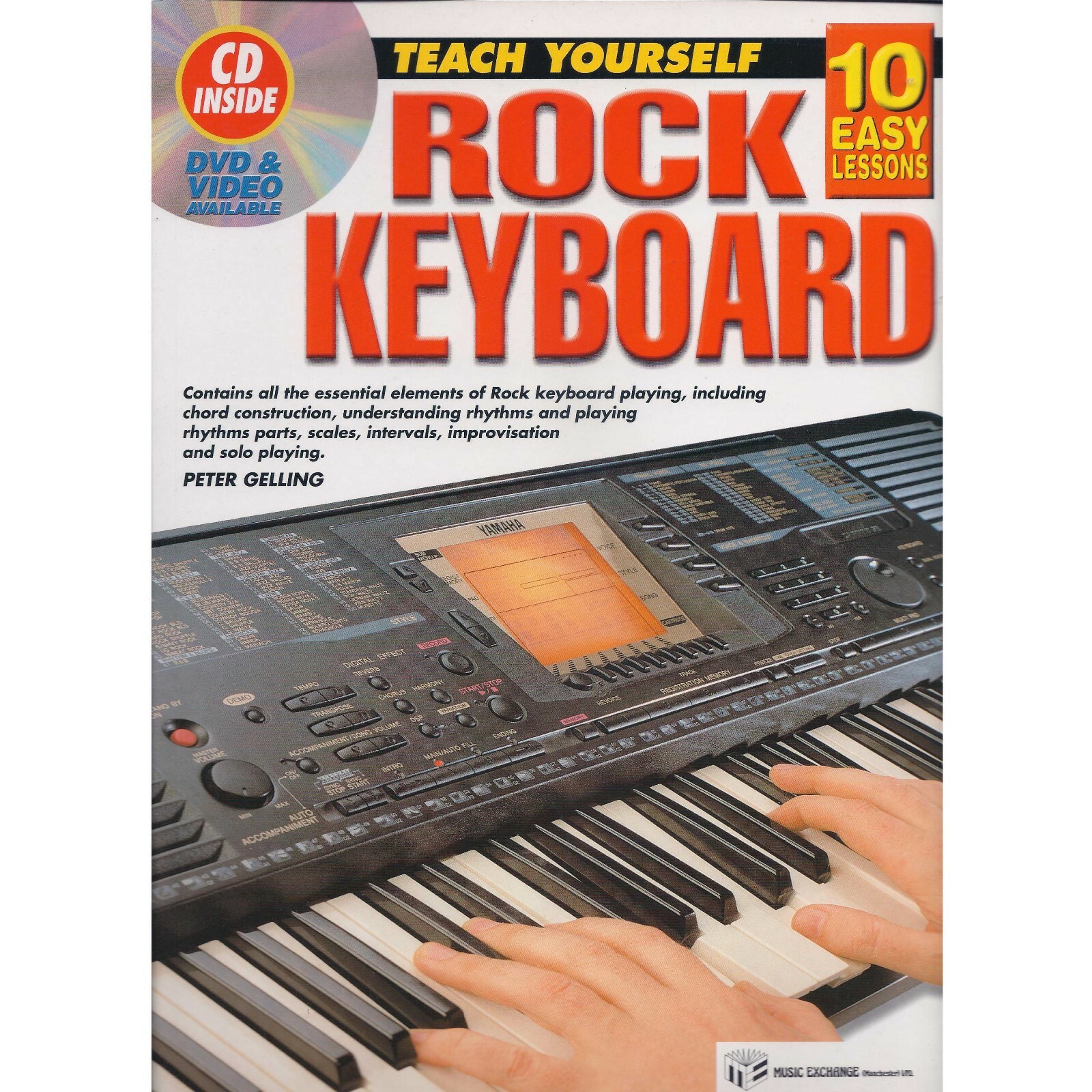Electric Digital Electronic Piano Keyboard Learn How To Play Rock Tutor Book G2-