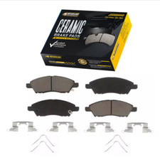 Front Ceramic Brake Pads w/Hardware For 2014 - 2019 Nissan Versa Note,Versa 1.6L