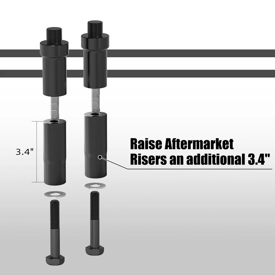 Front Handlebar Riser Extensions for Harley	Fat Boy FLFB 107/FLFBS 114 2018-2020 - Image 2 of 4