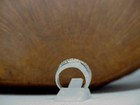 Sterling 1 Diamond Ring Wide Band Modern Sz 5 4.0Gr Vintage Criss Cross — photo 6