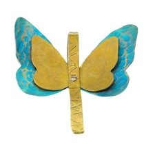 Giampouras 50362 ~ Anodized Colored Titanium Butterfly Pendant