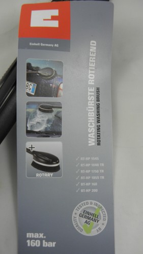 Einhell Hochdruckreiniger Zubehör Waschbürste Büste past RT-HP 1545 RT-HP 16 - Bild 2 von 2