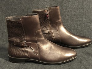 ecco leather ankle boots