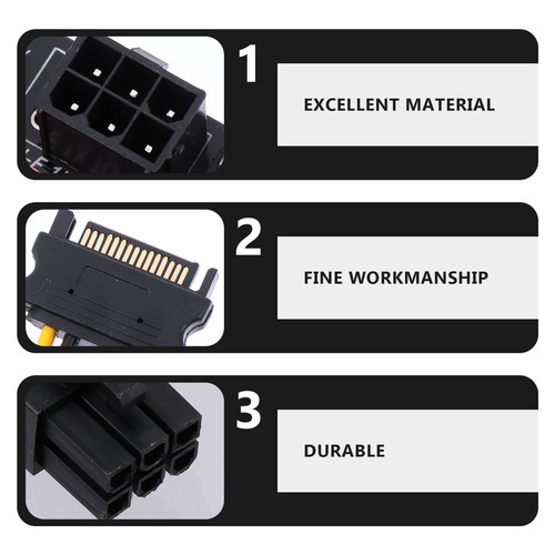 PCIE Adapter Card Egpu Riser Durable Extension 1X to 16X Graphics - 第 8/12 張圖片