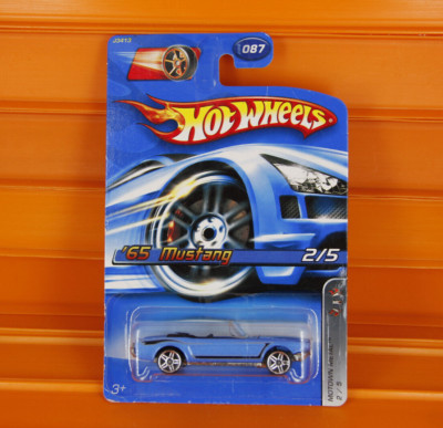 Hot Wheels - 2006 - '65 MUSTANG (Blau, PR5's, FTE Card) - Motown Metal 2/5 - #87