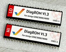 Commodore Amiga Chip DiagROM 1.3 Diagnostic ROM SET LO HI  Amiga 1200 3000 4000