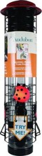 Audubon Squirrel-Resistant Tube Bird Feeder 2.5 Lb Black W/Ladybgs