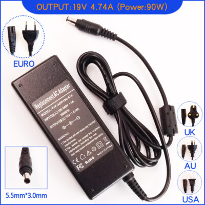 Ac Adapter Charger for Samsung NP350V5C-S0Q NP350V5C-S0QRU NP-P55T001/SEK Laptop