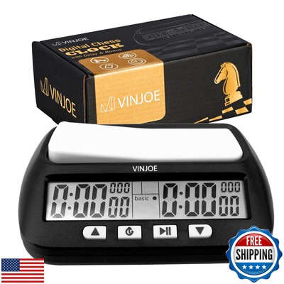 Chess Clock Digital Chess Timer Professional for Board Games,Portable Digital