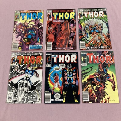 Mighty Thor #310 -#340 (6) 1981, Mephisto, Sif, Odin Don Blake 1st App*, Bronze