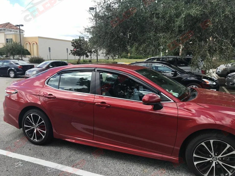 Оригинальные солнцезащитные козырьки на решетку окна для Toyota Camry 2012-2017 годов выпуска от оригинального производителя - Изображение 3 из 4