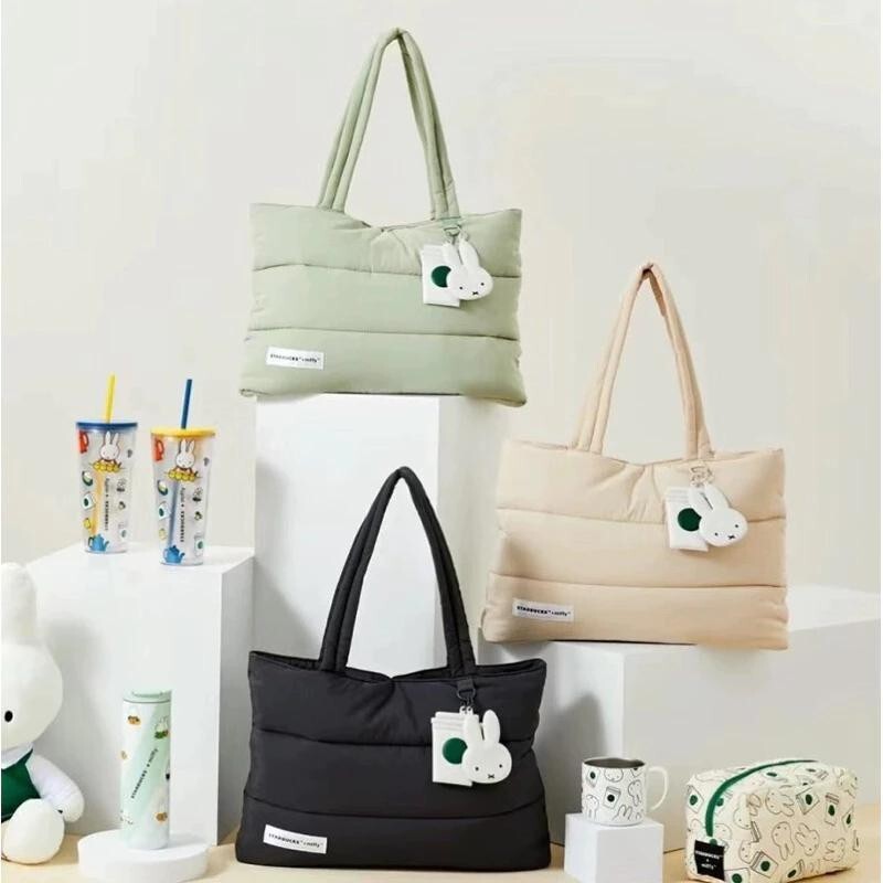 Starbucks x Miffy collaboration tote bag Green Singapore Starbucks x Miffy collaboration tote bag Green Singapore