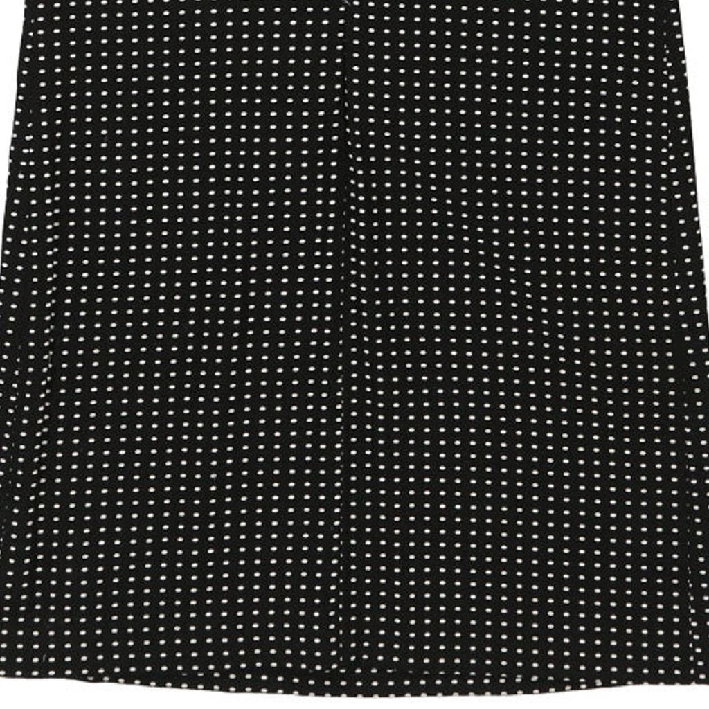 Abito midi Moschino a pois economico e chic grande cotone bianco e nero