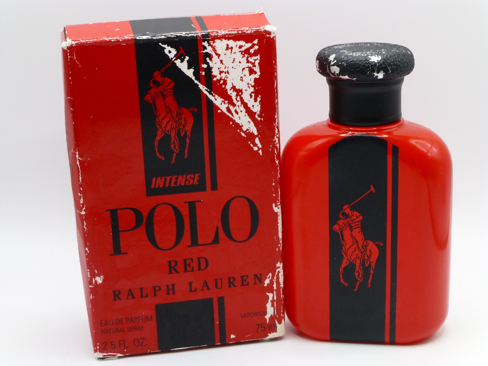 Ralph Lauren POLO RED INTENSE 75ml EDP Spray, New Boxed / No Cello / Box Damaged