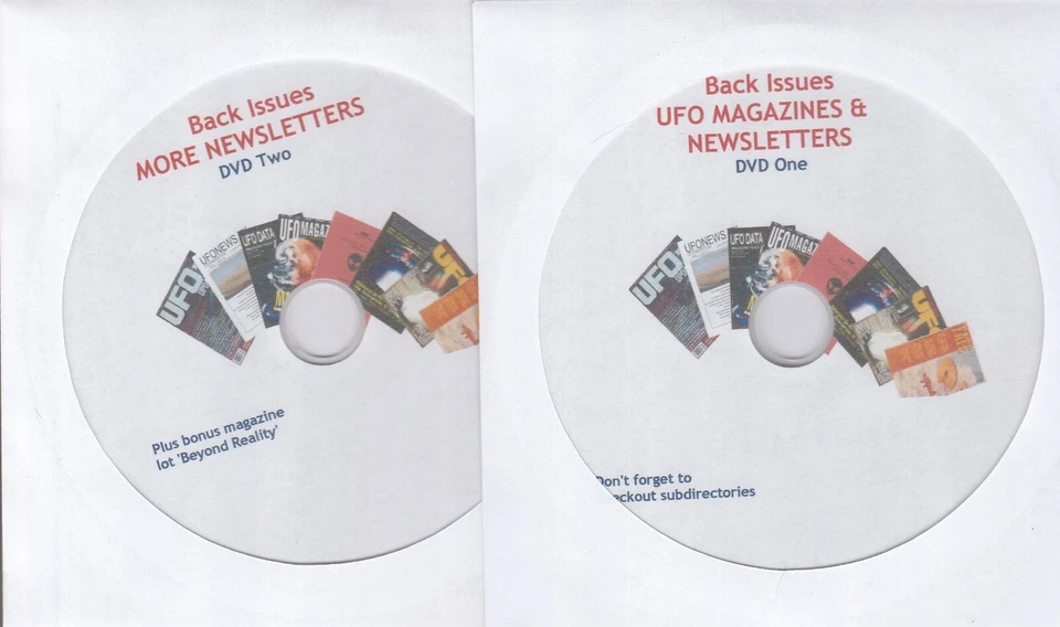 OVER 1000 UFO MAGAZINES FLYING SAUCER NEWSLETTERS FROM 1947 TO MODERN ERA ON DVD - Image 3 of 4
