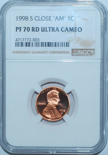 1998 S NGC PR70DCAM FS-901 Close AM Lincoln Cent
