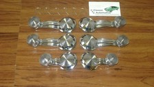 1968-1972 Chevy Clear Kbob Window Crank Set Vent Clips Pontiac Olds Buick Chrome