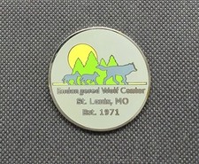 Endangered Wolf Center Geocoin LE100 VHTF UNACTIVATED