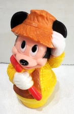 Vintage ARCO DIsney Mickey Mouse Farmer Plastic Figure VERY GOOD