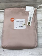 AQUA Eucalyptus Full / Queen Duvet Cover Blush Pink New