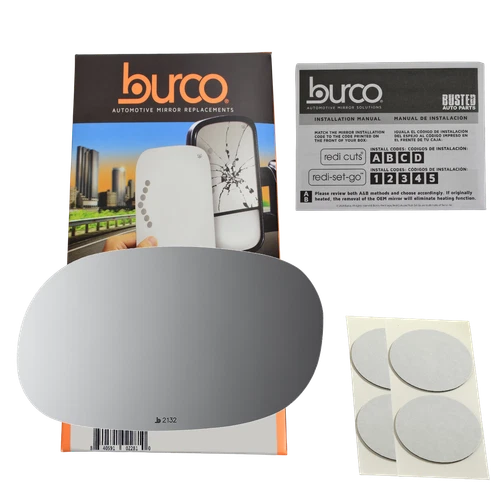 Fits Vintage Chevy, GM Models Driver Mirror Glass 3 Options No Rear Mount