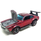 Hot Wheels Redline Mighty Maverick Car 1969 Red Made In Hong Kong