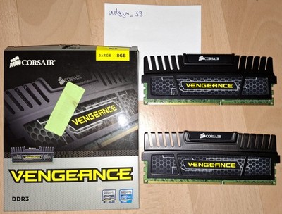 Corsair vengeance DDR3 2 x 4GB-8GB CMZ8GX3M2A1600C9