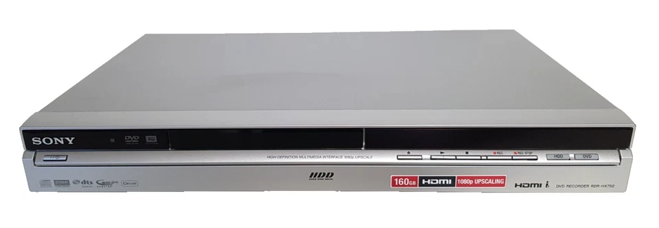 Sony HDD Recorder RDR-HX750 silber 160 GB technisch 1a ohne Fernbedienung TOP