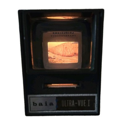 Vintage Baia Ultra-Vue I 35mm Slide Viewer (WORKS - BATTERIES INCLUDED)