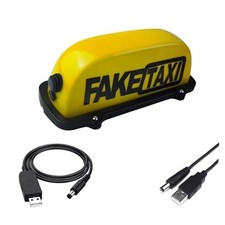 FAKETAXI Sign Light for Car,Car Roof FAKETAXI Sign Light,No USB Rechargeable