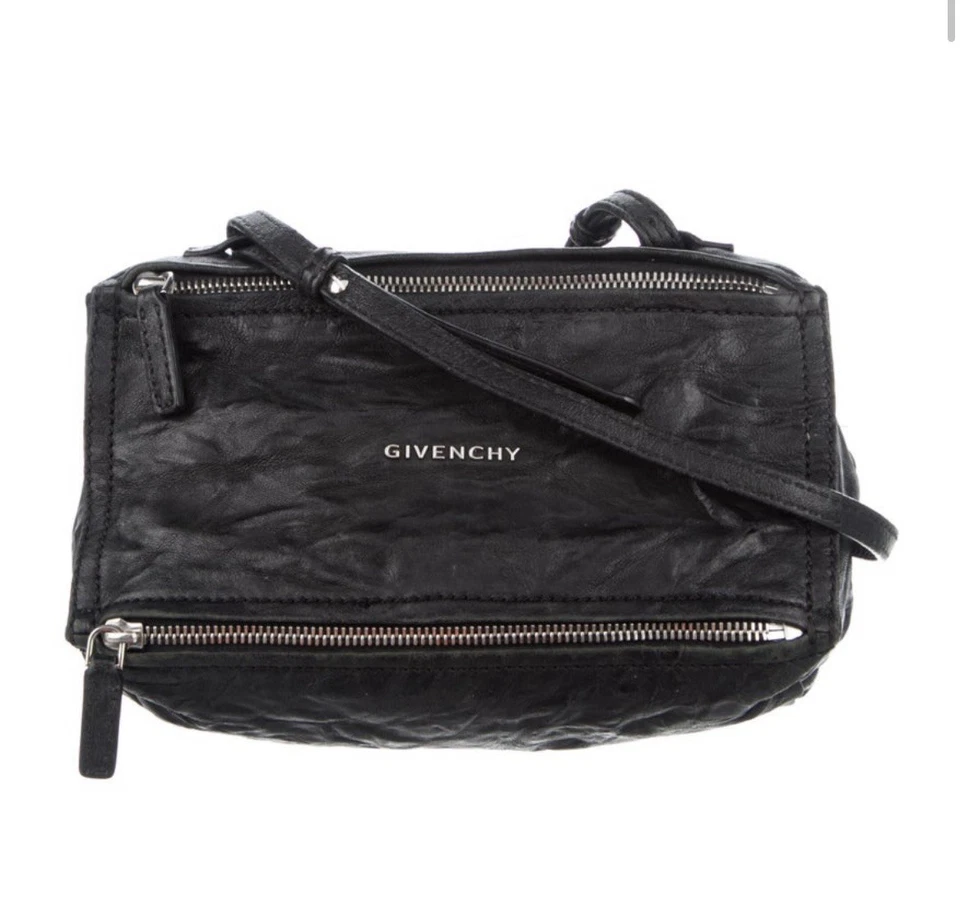Givenchy Pandora Crossbody Small Distressed Black Leather - Image 2 of 4