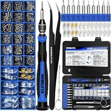 Eyeglass Sunglass Repair Kit, Magnetic Eye Glasses Repairing Tool Kit with Assor