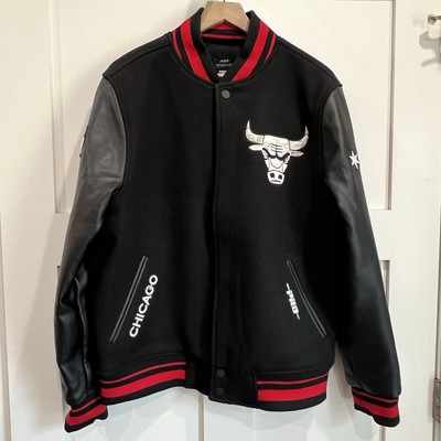 MADBALL バスケットボールジャージ M　 USA製 NYHC 新品同様 NEW Chicago Bulls Men's Medium Madhouse On Madison Varsity Jacket