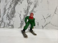VTG Barclay Lead Toy Downhill Skier Green