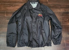 Black In-N-Out Burger windbreaker Large jacket with embroidered logo