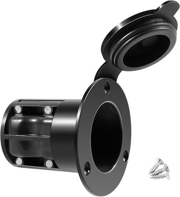 Flush Mount Power Port 1903012 for Cannon Downriggers Power Cable, Quick Connect