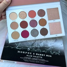 Nueva Sombra de Ojos Morphe X Manny Mua + Paleta de Iluminadores ~ Tamaño Completo ~ Nueva En Caja