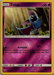 Zubat 54/149 Sun & Moon Base Set Reverse Holo Common