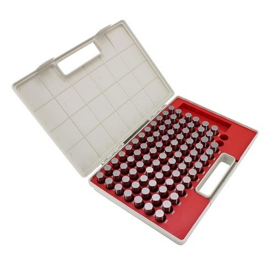 Steel Pin Gage Set Minus Heat Treated with Storage Case M5 82pcs 0.751''-0.832''